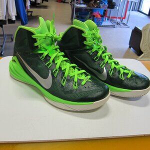 Nike Hyperdunk "2014" Men's 12 Gorge Green/Metallic Silver Shoe'e 653483-303